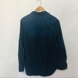 Merona Tops - Merona dark wash denim button up Merona Tops - Merona dark wash denim button up
